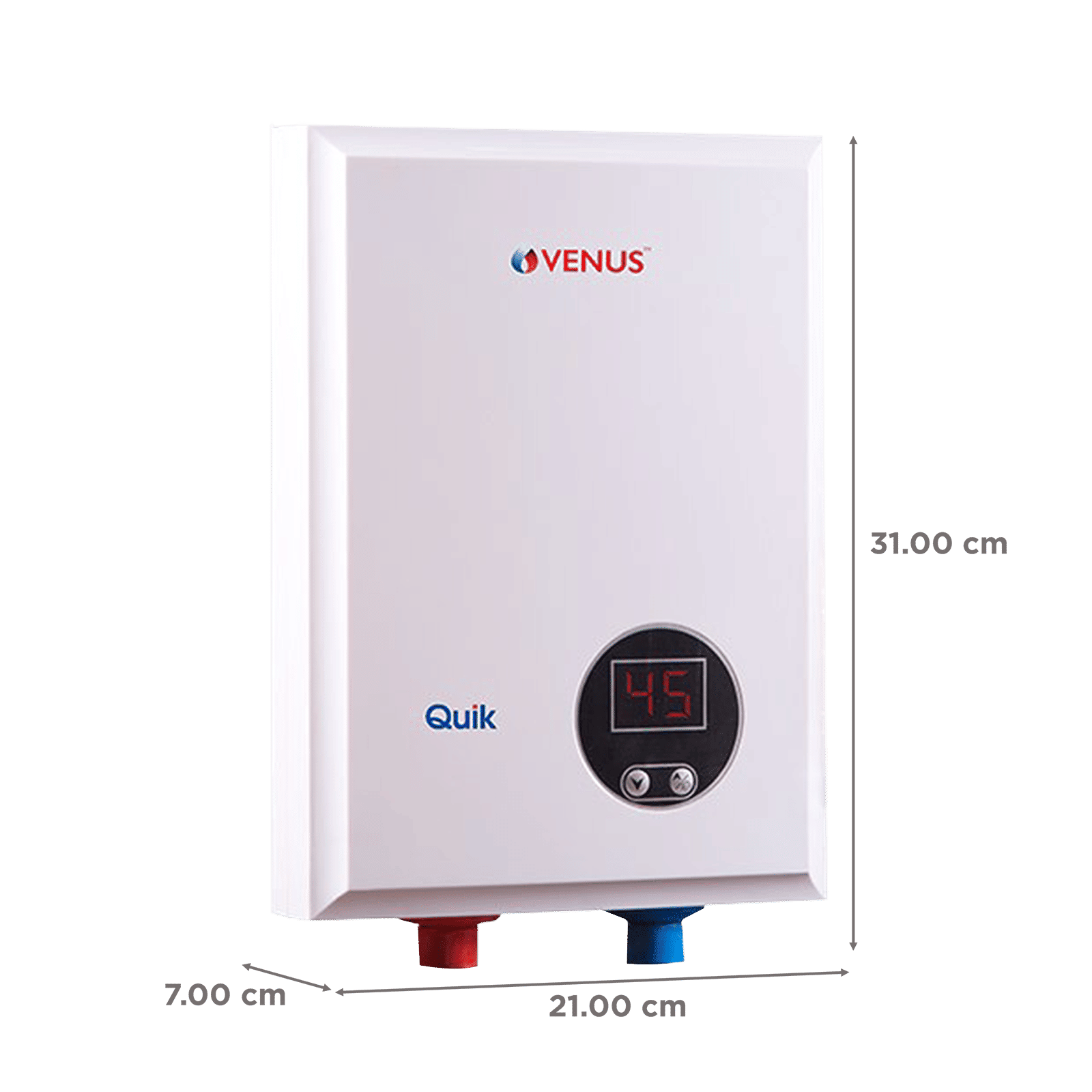 VENUS Quik Vertical Instant Geyser with Tankless Heat Exchanger Technology (White)_2