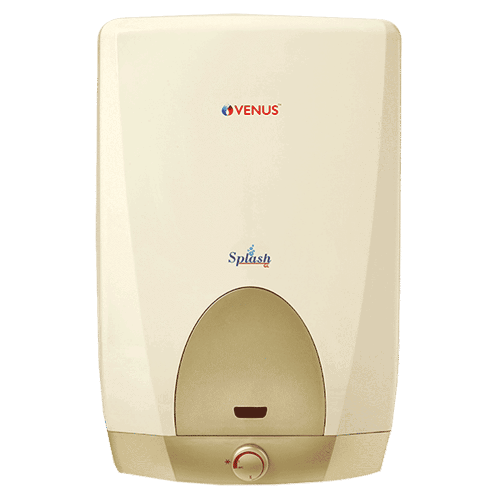 VENUS Splash 15 Litre 5 Star Vertical Storage Geyser with Scale Guard Technology (Honey Gold)_1