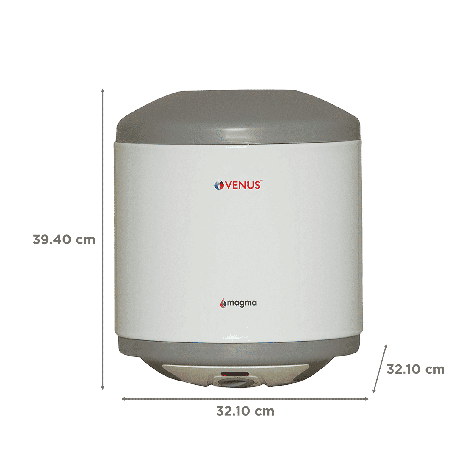 VENUS Magma 10 Litre 5 Star Vertical Storage Geyser with Automated Plant European Technology (White)_2