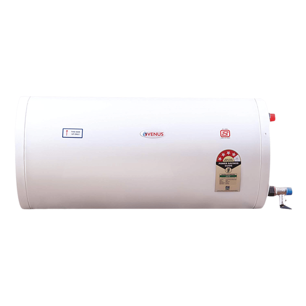 VENUS Slim 15 Litre 3 Star Horizontal Storage Geyser with Automated Plant European Technology (White) VENUS Slim 15 Litre 3 Star Horizontal Storage Geyser with Automated Plant European Technology (White)_1