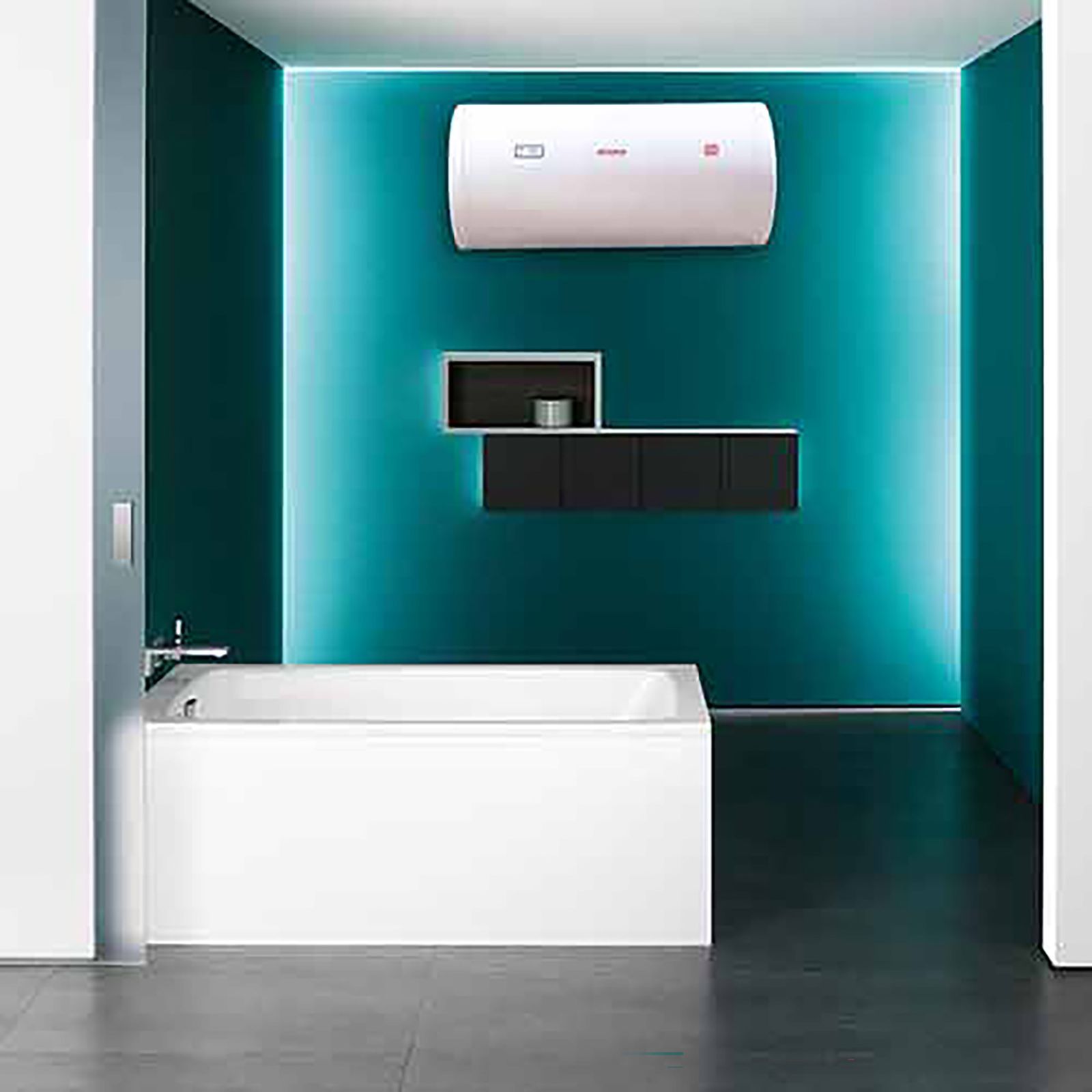 VENUS Slim 25 Litre 3 Star Horizontal Storage Geyser with Automated Plant European Technology (White)_5