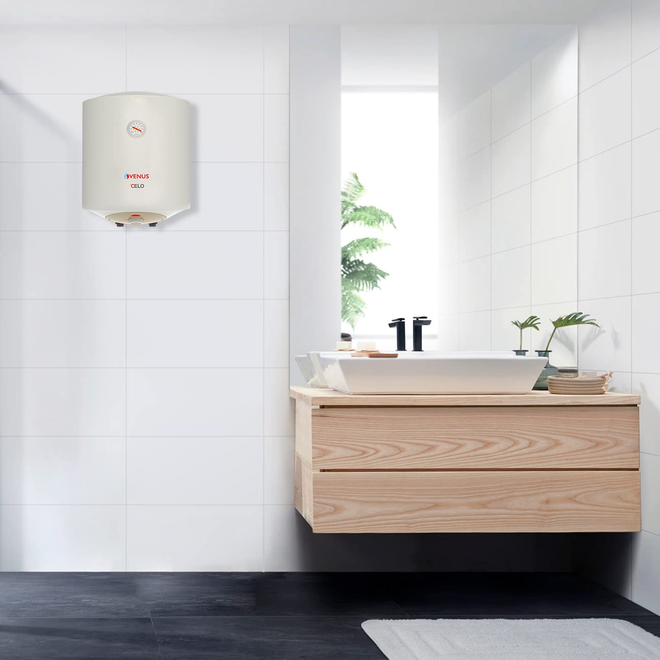 VENUS Celo 10 Litres 5 Star Storage Water Geyser (2000 Watts, 010CV, Ivory)_9