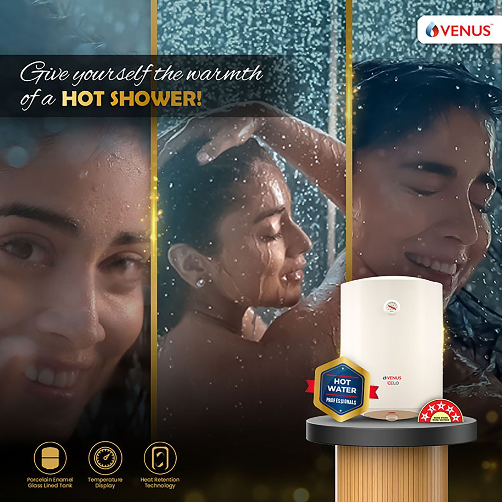 VENUS Celo 25 Litre 5 Star Vertical Storage Geyser with Scale Guard Technology (Ivory)_9