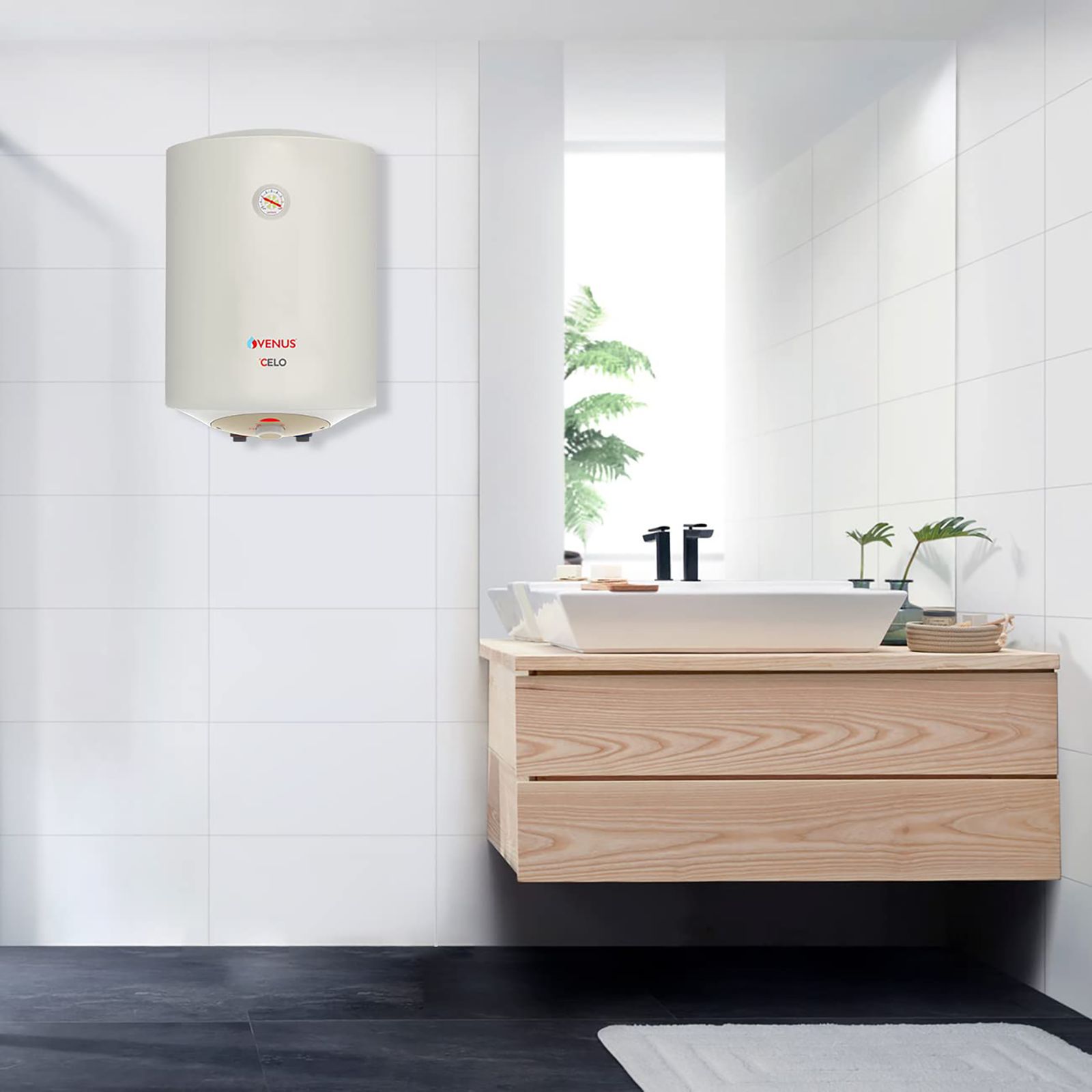 VENUS Celo 25 Litre 5 Star Vertical Storage Geyser with Scale Guard Technology (Ivory)_10