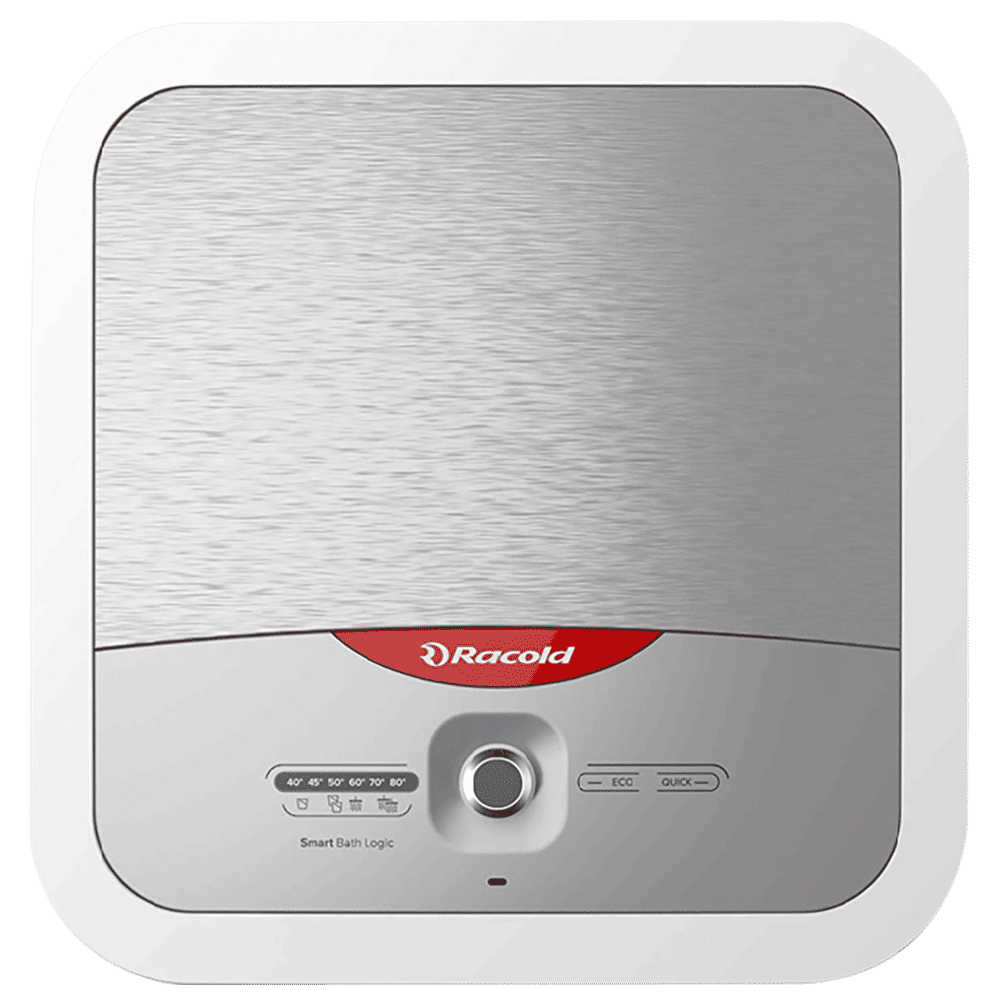 Racold Omnis Lux Plus 10 Litres 5 Star Vertical Storage Water Geyser with Silver Ion Technology (White/Silver)_1