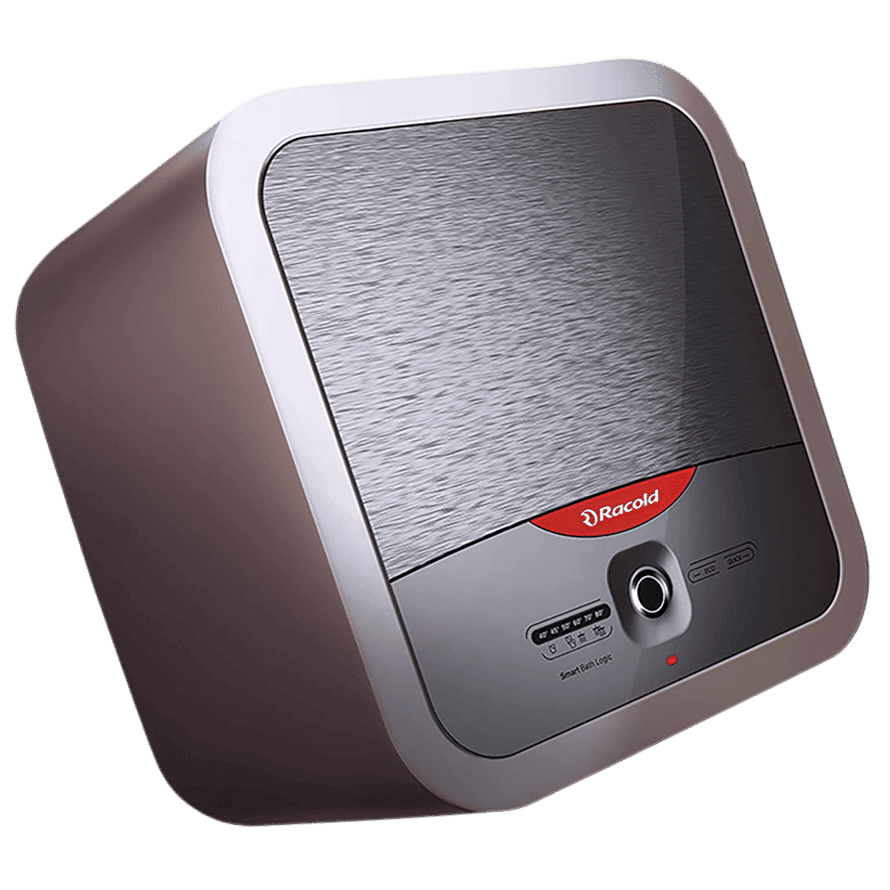 Racold Omnis Lux Plus 15 Litre 4 Star Vertical Storage Geyser with Titanium Plus Technology (White & Silver)_4