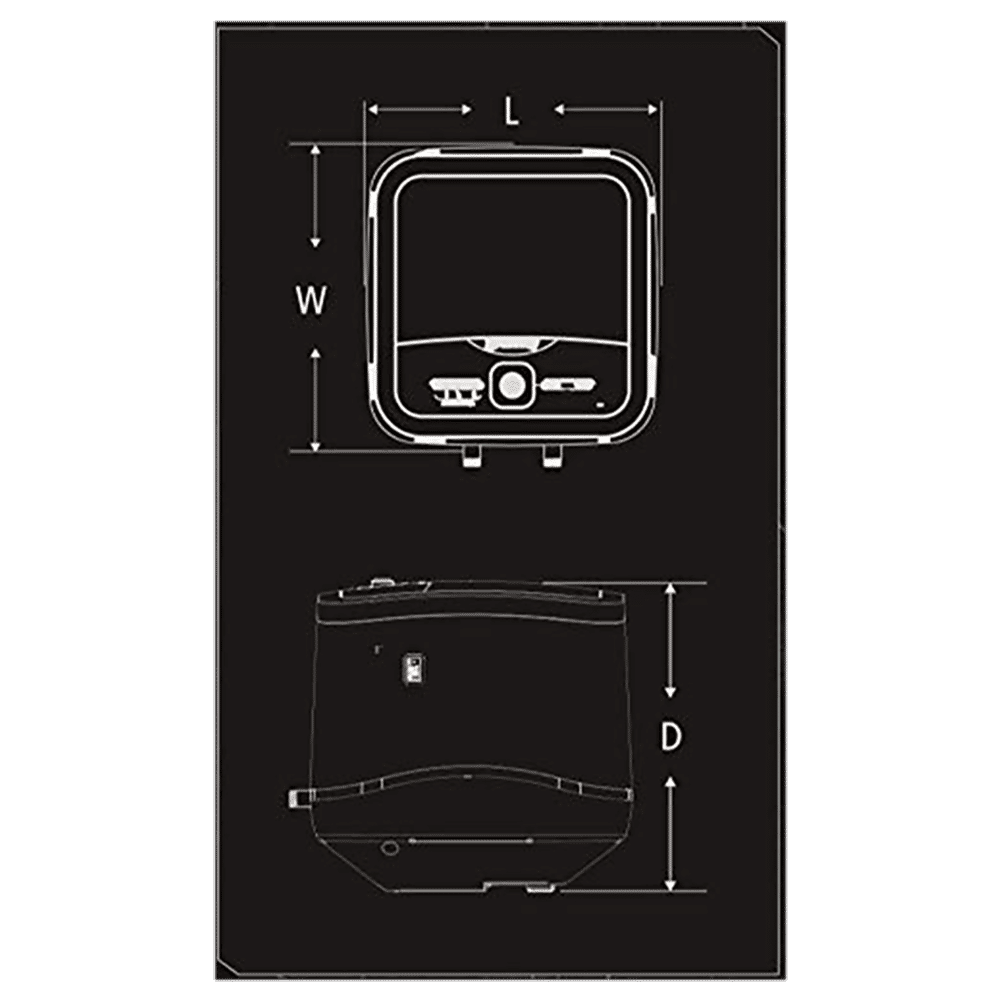 Racold Omnis Lux Plus 15 Litre 4 Star Vertical Storage Geyser with Titanium Plus Technology (White & Silver)_9