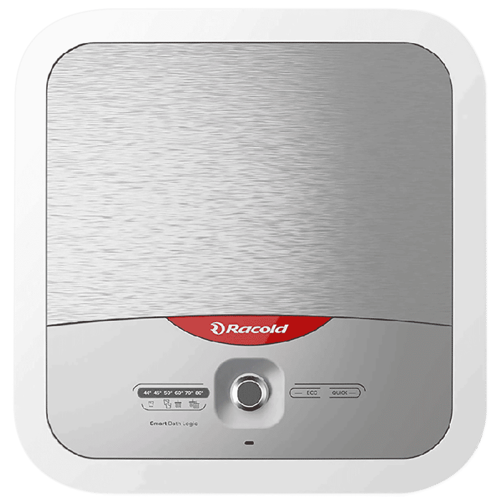 Racold Omnis Lux Plus 25 Litre 5 Star Vertical Storage Geyser with Titanium Plus Technology (White & Silver)_1