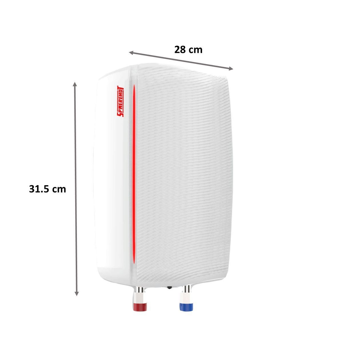 Spherehot Haute 3 Litres Instant Water Geyser (4500 Watts, IWHU007, White) Spherehot Haute 3 Litres Instant Water Geyser (4500 Watts, IWHU007, White)_2