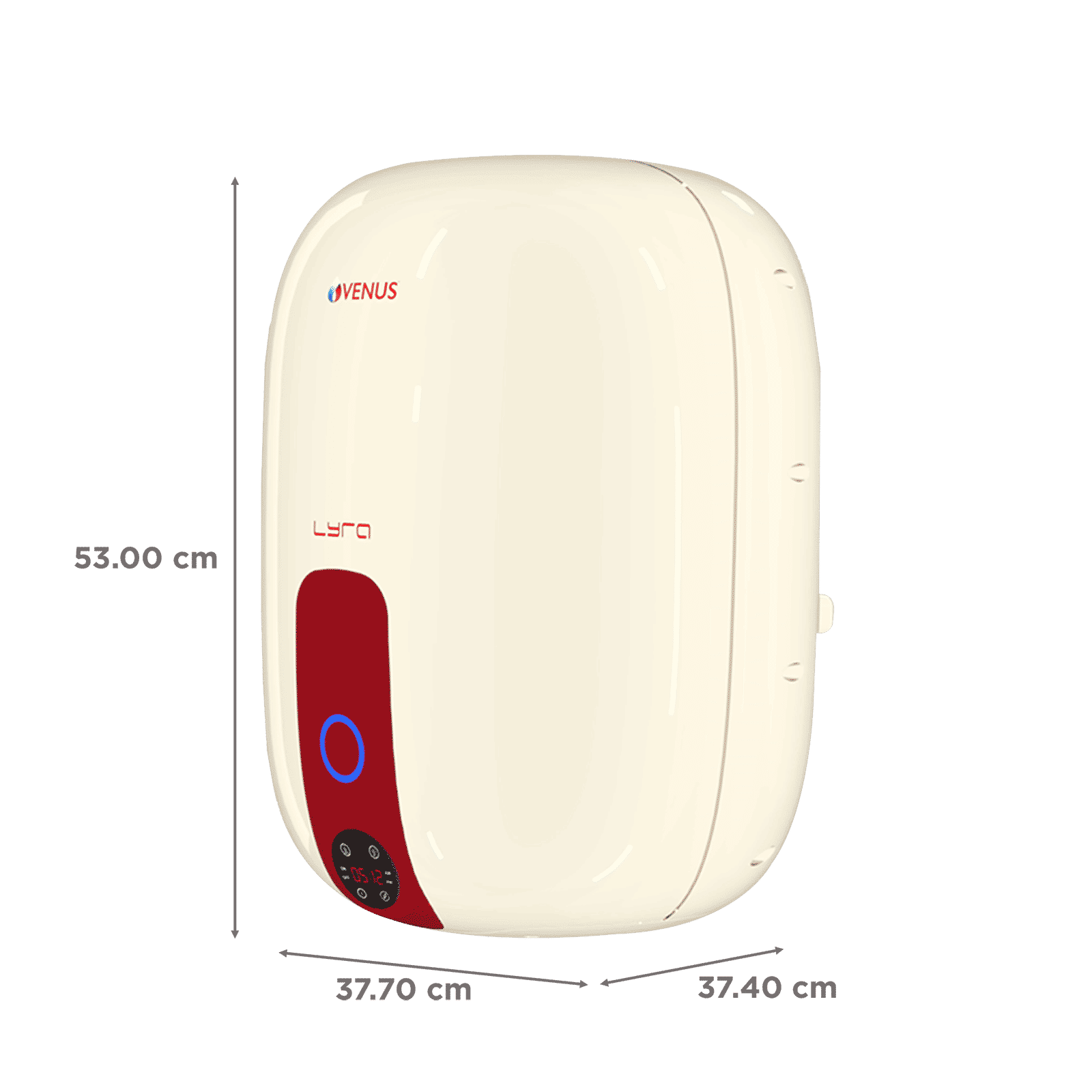 VENUS Lyra Nexus 25 Litre 5 Star Vertical Smart Geyser with Wi-Fi Technology (Ivory) VENUS Lyra Nexus 25 Litre 5 Star Vertical Smart Geyser with Wi-Fi Technology (Ivory)_2