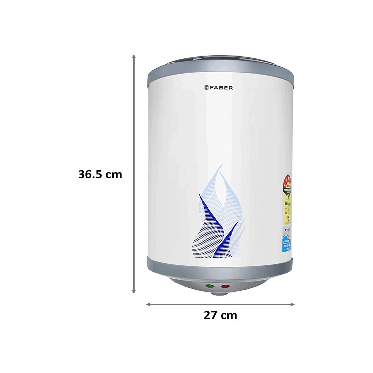 FABER 6 Litres 5 Star Storage Water Geyser (2000 Watts, FWG Vulcan 6V, White) FABER 6 Litres 5 Star Storage Water Geyser (2000 Watts, FWG Vulcan 6V, White)_2