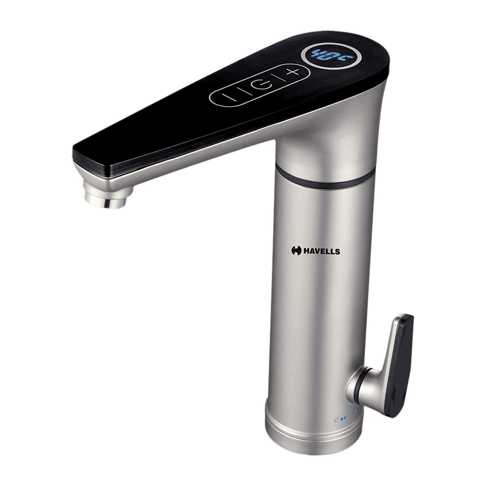 HAVELLS Linea Electric Hot Water Tap (3300 Watts, GHWELOTWS003, Silver)_1