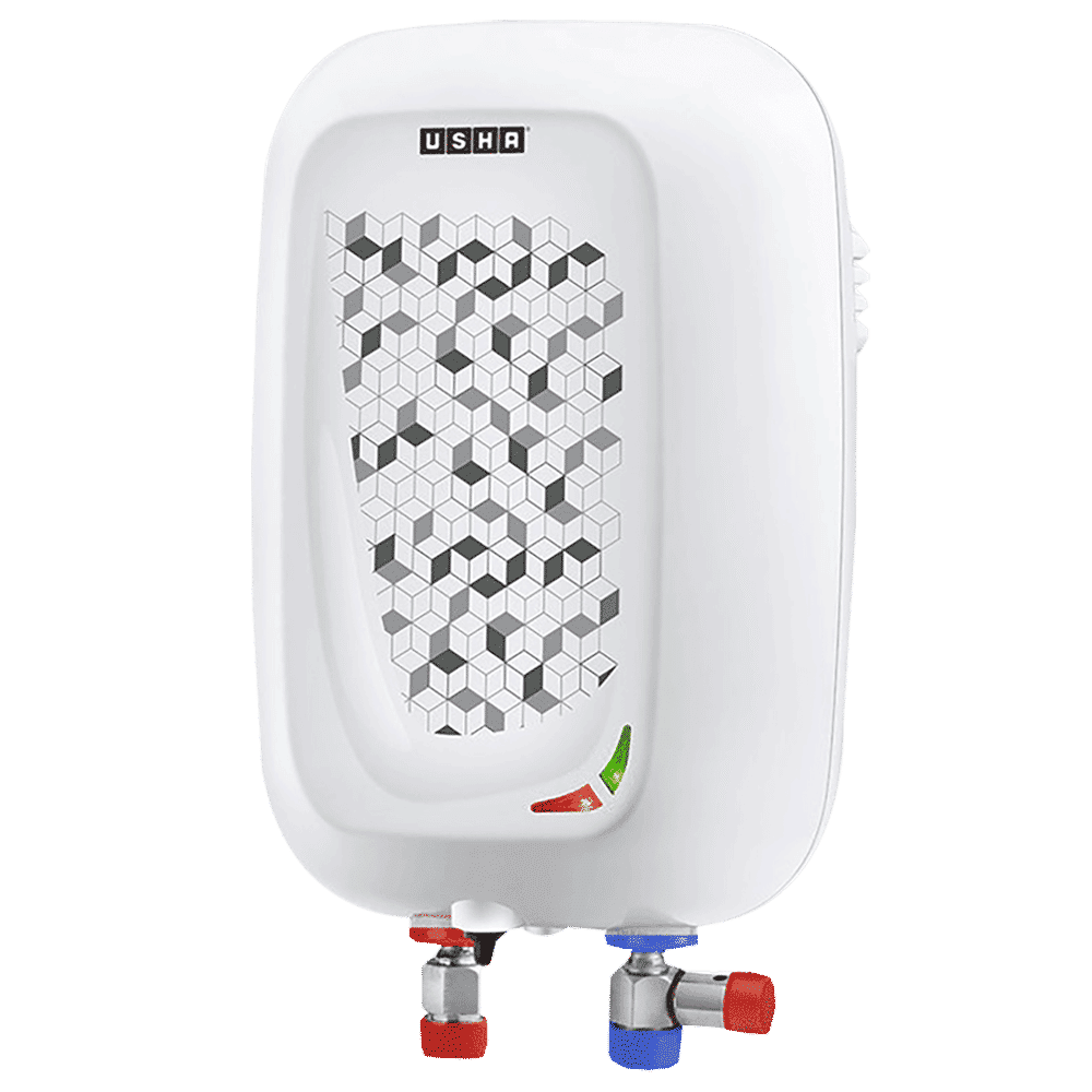 USHA Instano 1 Litre Vertical Instant Geyser with IPX4 Protection (Moonlight White)_8