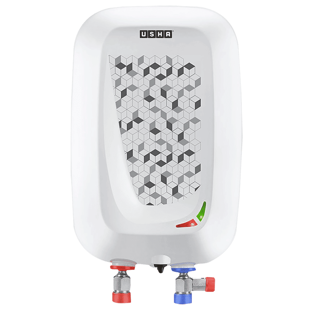 USHA Instano 3 Litre Vertical Instant Geyser with IPX4 Protection (Moonlight White) USHA Instano 3 Litre Vertical Instant Geyser with IPX4 Protection (Moonlight White)_1