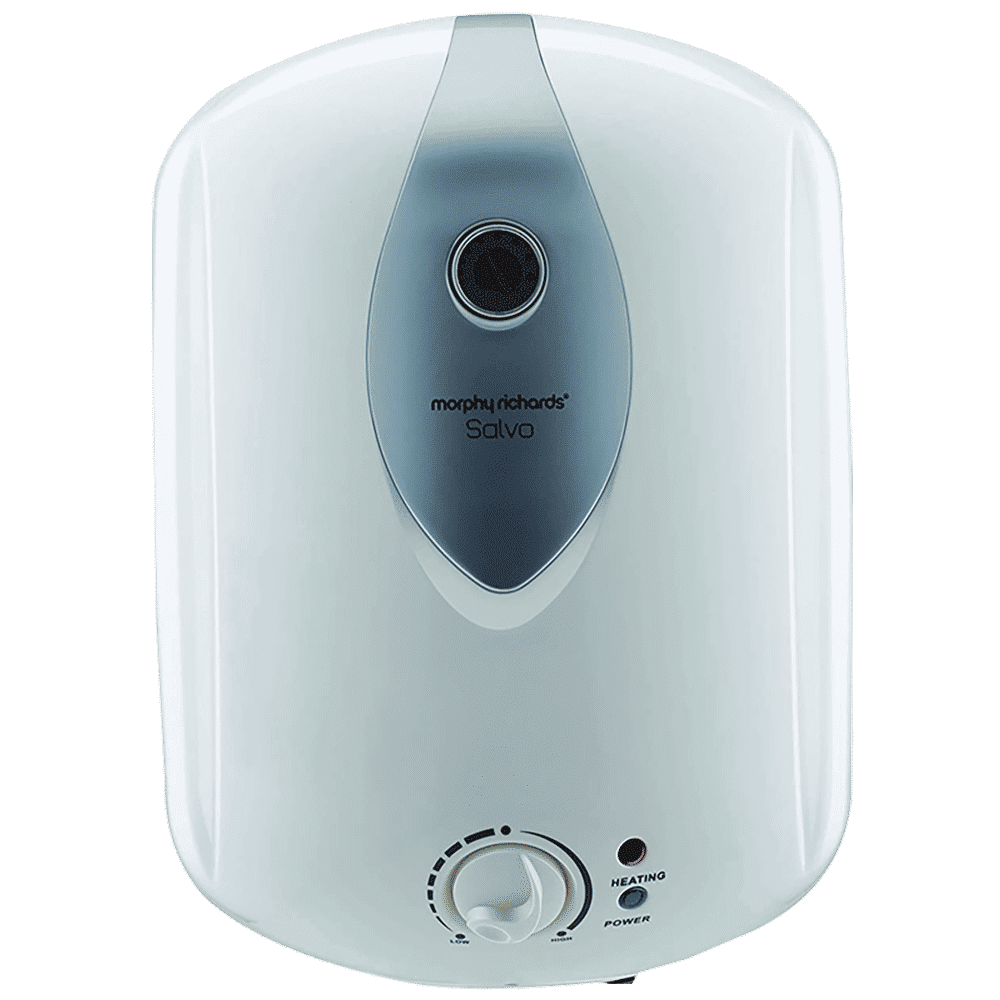 morphy richards Salvo 6 Litre 5 Star Vertical Storage Geyser with Elegant Temperature Indicator (White)_1