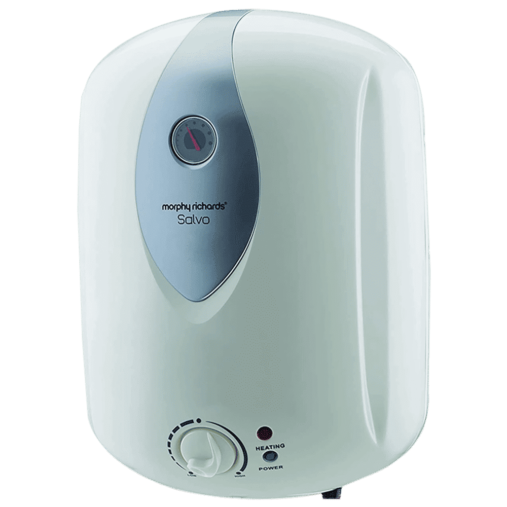 morphy richards Salvo 10 Litre 5 Star Vertical Storage Geyser with Earth Leakage Circuit Breaker (White)_4