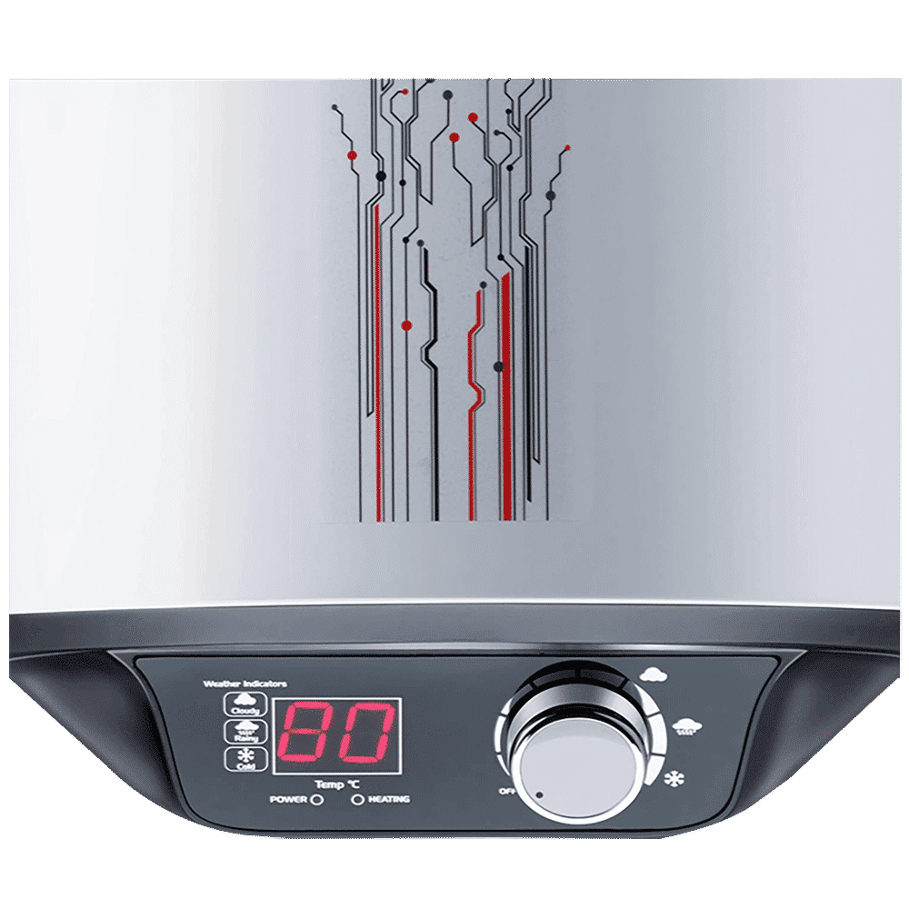 morphy richards Lavo EM 10 Litres 5 Star Vertical Storage Water Geyser with Glass Coated Incoloy Heating Element (White)_6