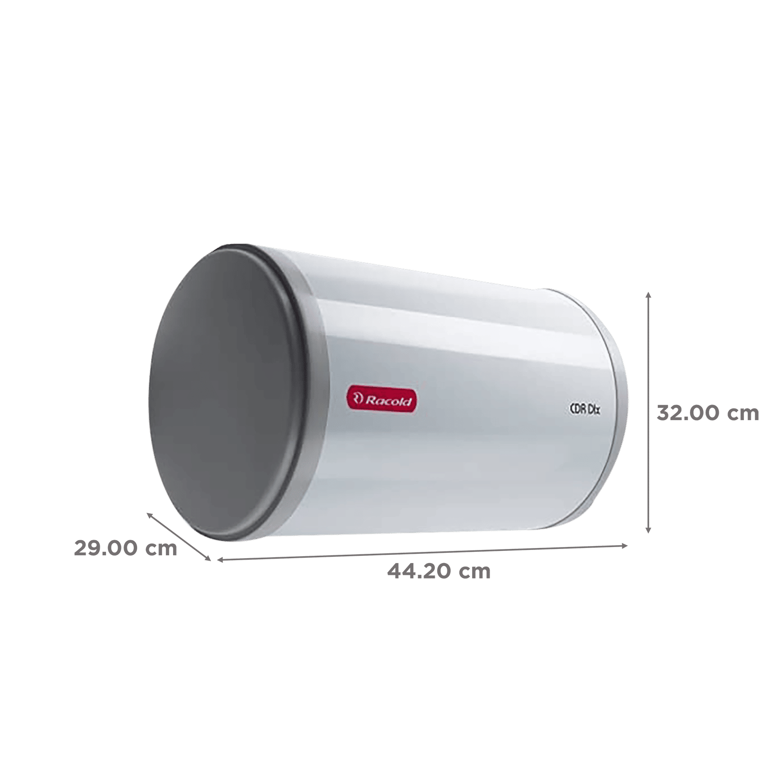 Racold CDR DLX 10 Litres 5 Star Vertical Storage Geyser with Rust Proof (White & Grey Dome) Racold CDR DLX 10 Litres 5 Star Vertical Storage Geyser with Rust Proof (White & Grey Dome)_2