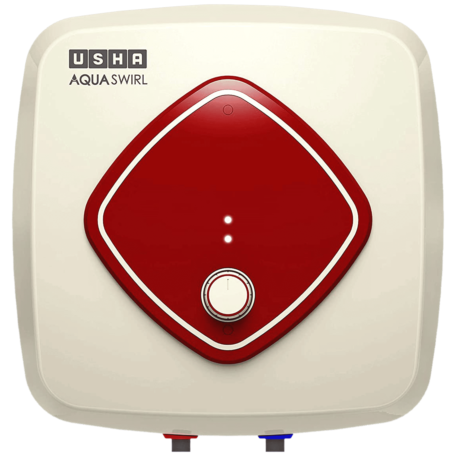 USHA Aqua Swirl 25 Litres 5 Star Vertical Storage Water Geyser with Copper Heating Element (Ivory Wine)_1