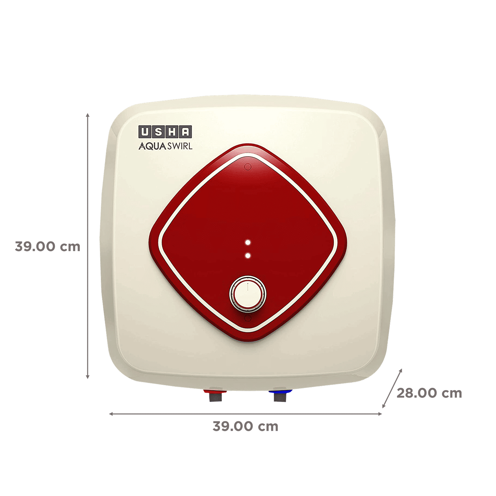 USHA Aqua Swirl 10 Litres 5 Star Vertical Storage Water Geyser with Copper Heating Element (Ivory Wine) USHA Aqua Swirl 10 Litres 5 Star Vertical Storage Water Geyser with Copper Heating Element (Ivory Wine)_2