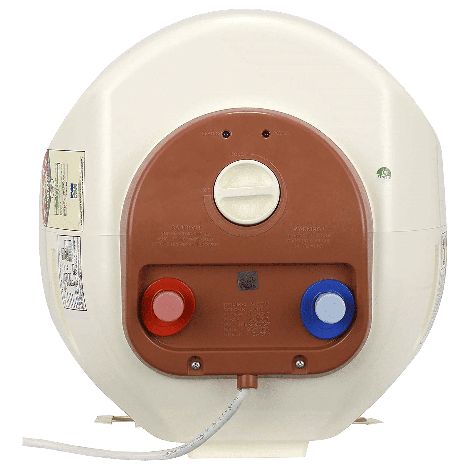 Crompton Solarium Neo 10 Litres 5 Star Vertical Storage Water Geyser with Glass Coated Incoloy Heating Element (White)_6