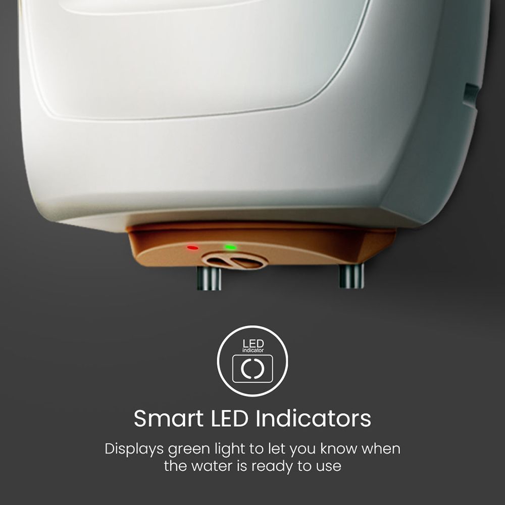 Crompton Solarium Neo 25 Litre 5 Star Vertical Storage Geyser with Anti Siphon Protection (Ivory)_5