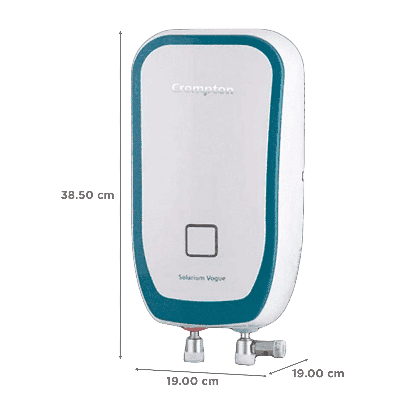 Crompton Solarium Vogue 3 Litre Vertical Instant Geyser with Rust Proof (White & Turquoise Blue) Crompton Solarium Vogue 3 Litre Vertical Instant Geyser with Rust Proof (White & Turquoise Blue)_2