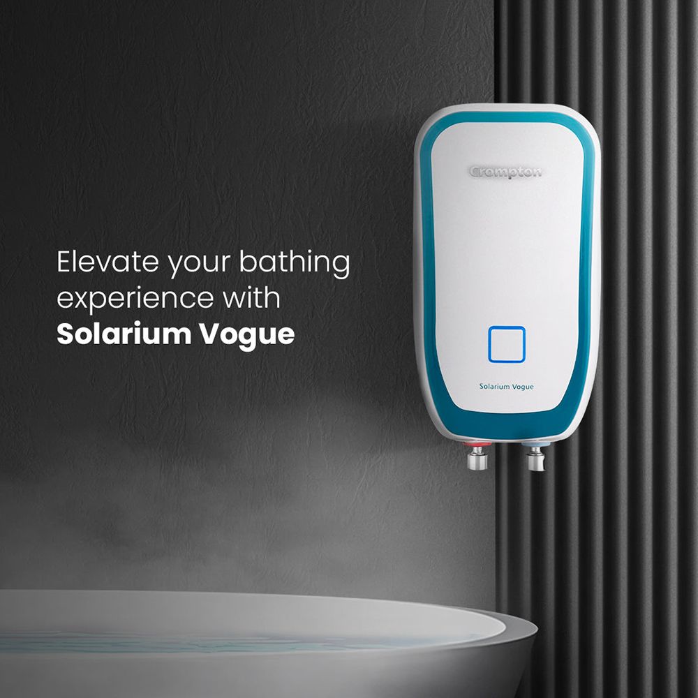 Crompton Solarium Vogue 3 Litre Vertical Instant Geyser with Rust Proof (White & Turquoise Blue) Crompton Solarium Vogue 3 Litre Vertical Instant Geyser with Rust Proof (White & Turquoise Blue)_7