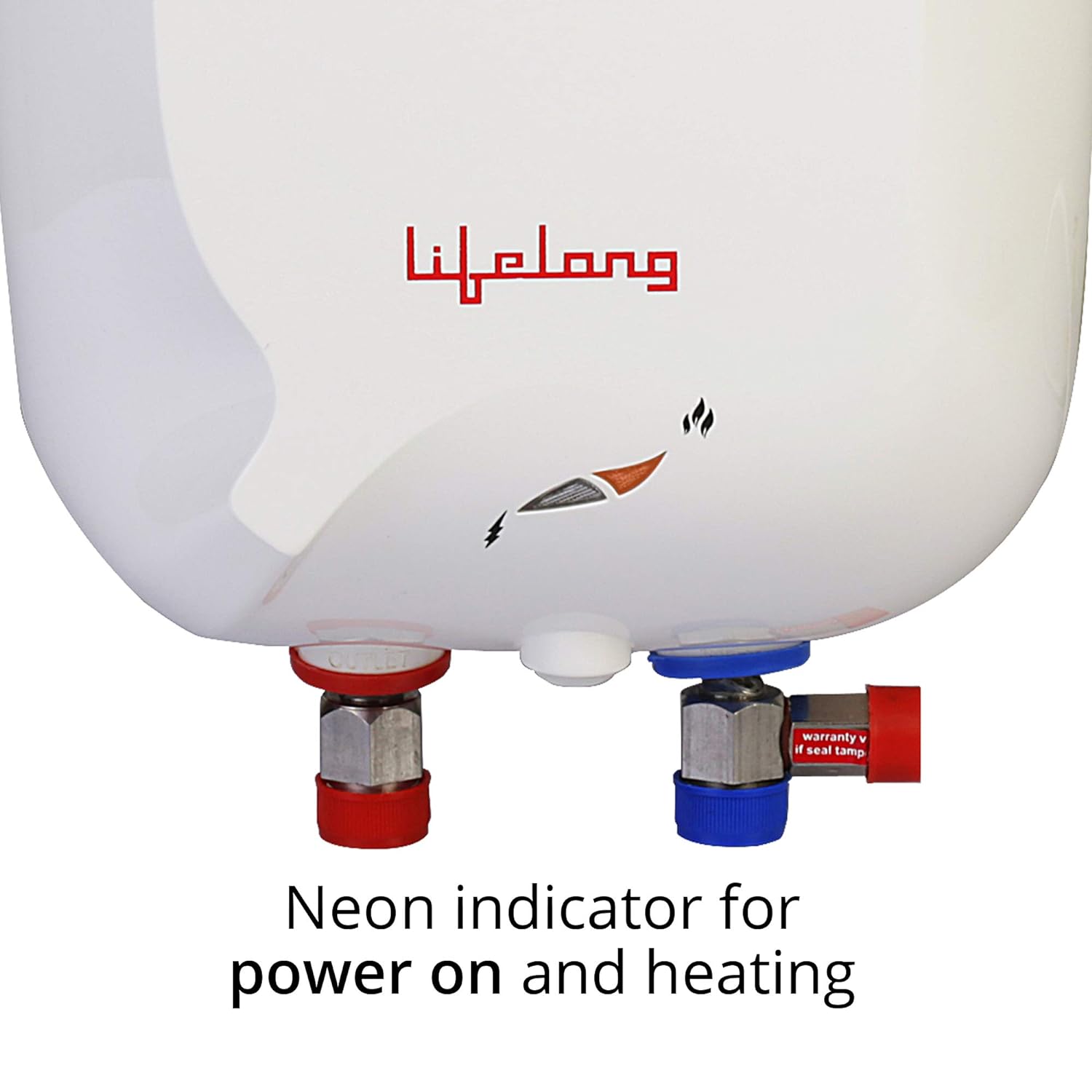 Lifelong Flash 3 Litres Instant Water Geyser (3000 Watts, LLWH106, White) Lifelong Flash 3 Litres Instant Water Geyser (3000 Watts, LLWH106, White)_9