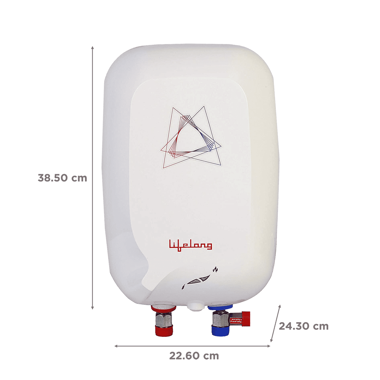 Lifelong Flash 3 Litres Instant Water Geyser (3000 Watts, LLWH106, White) Lifelong Flash 3 Litres Instant Water Geyser (3000 Watts, LLWH106, White)_2