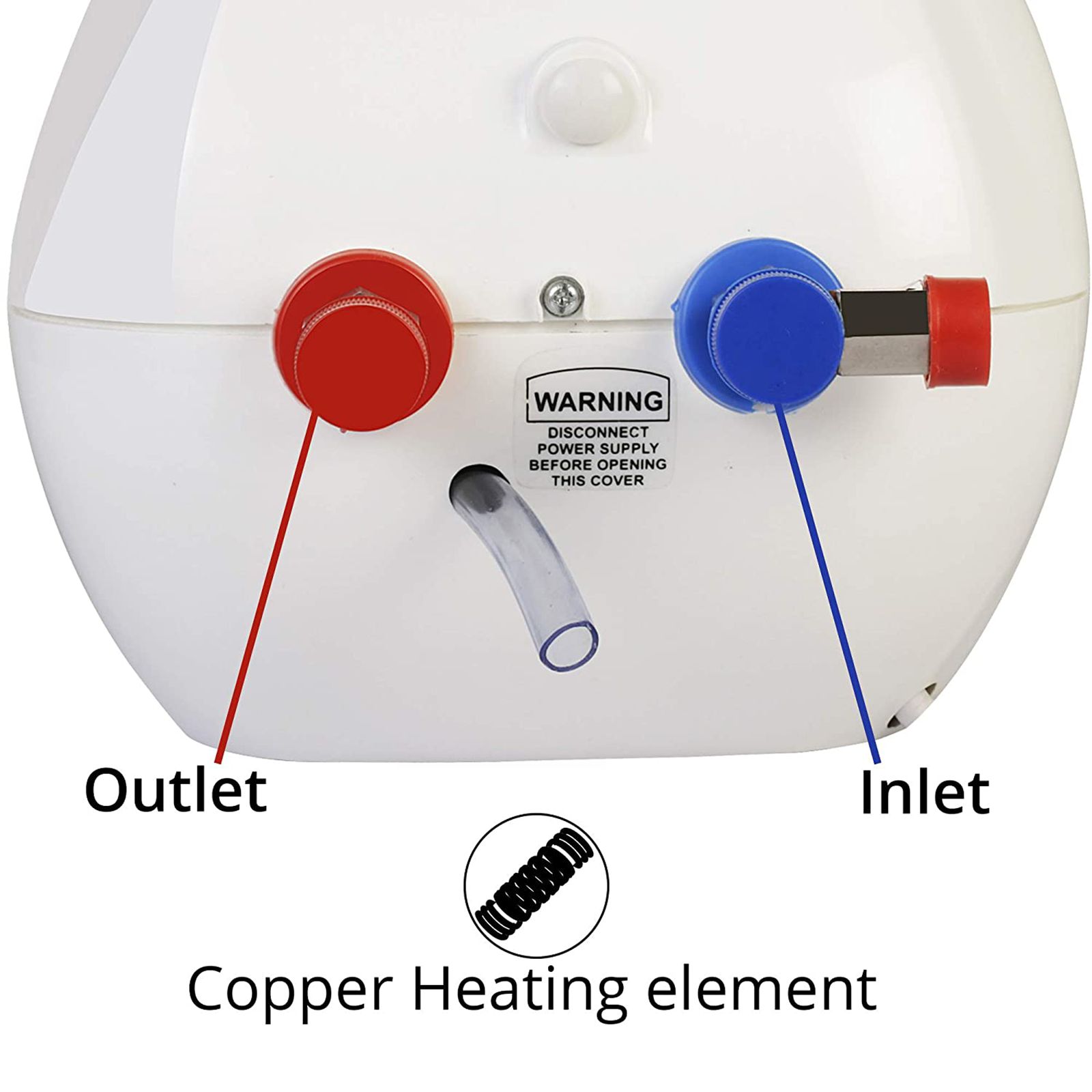 Lifelong Flash 3 Litres Instant Water Geyser (3000 Watts, LLWH106, White) Lifelong Flash 3 Litres Instant Water Geyser (3000 Watts, LLWH106, White)_5