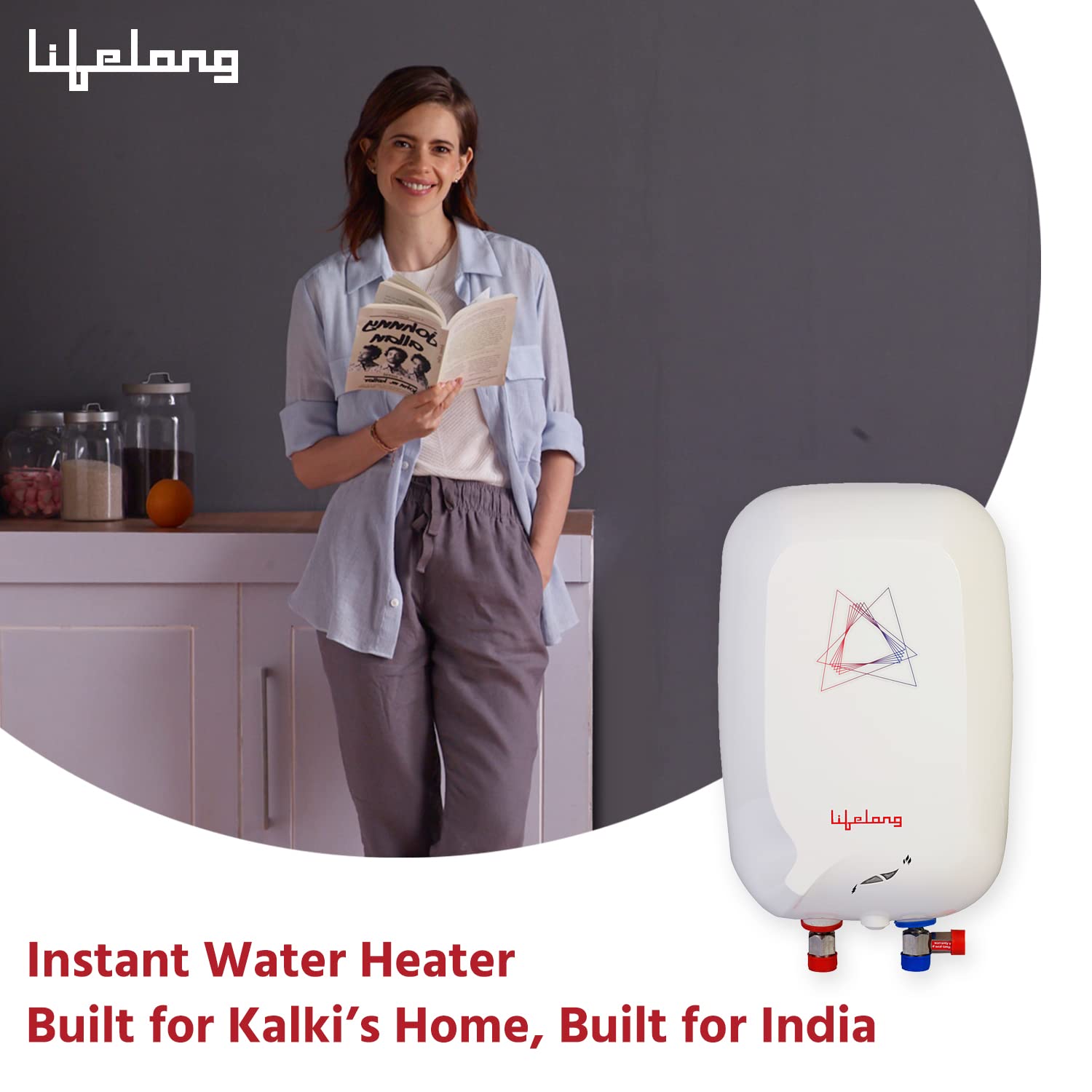 Lifelong Flash 3 Litres Instant Water Geyser (3000 Watts, LLWH106, White) Lifelong Flash 3 Litres Instant Water Geyser (3000 Watts, LLWH106, White)_7