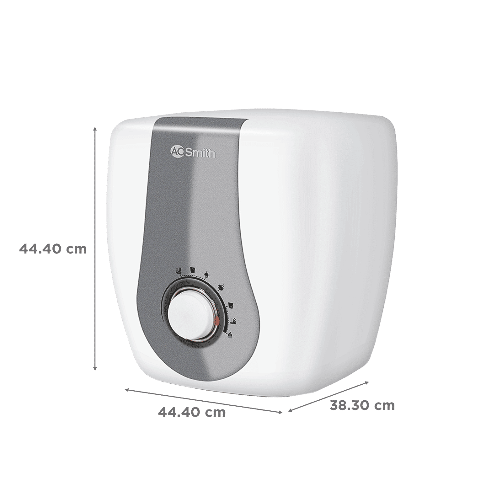 AO Smith Finesse 25 Litre 5 Star Vertical Storage Geyser with Blue Diamond Technology (White)_2