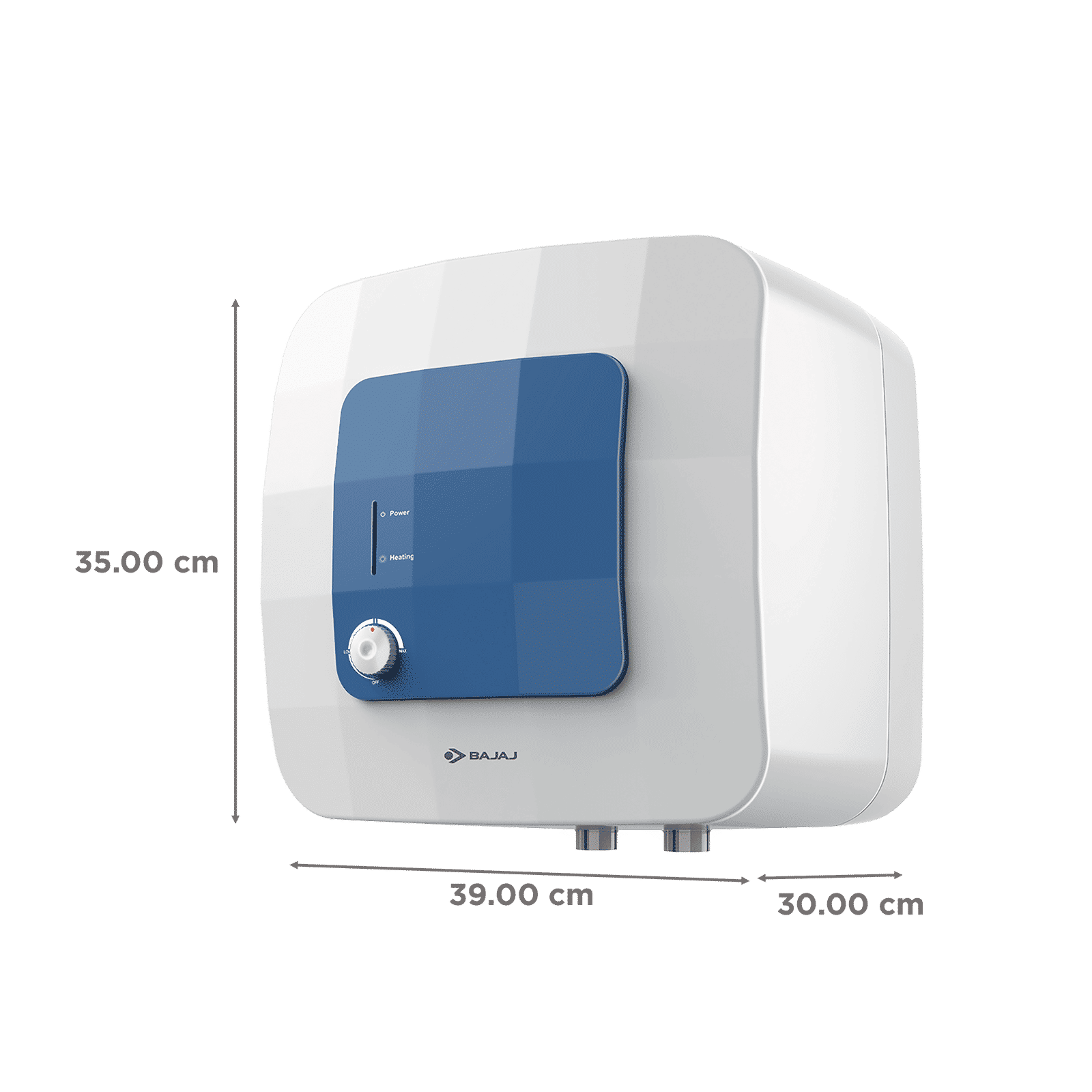 BAJAJ Compagno 10 Litre 5 Star Vertical Storage Geyser with Swirl Flow Technology (White & Blue)_2