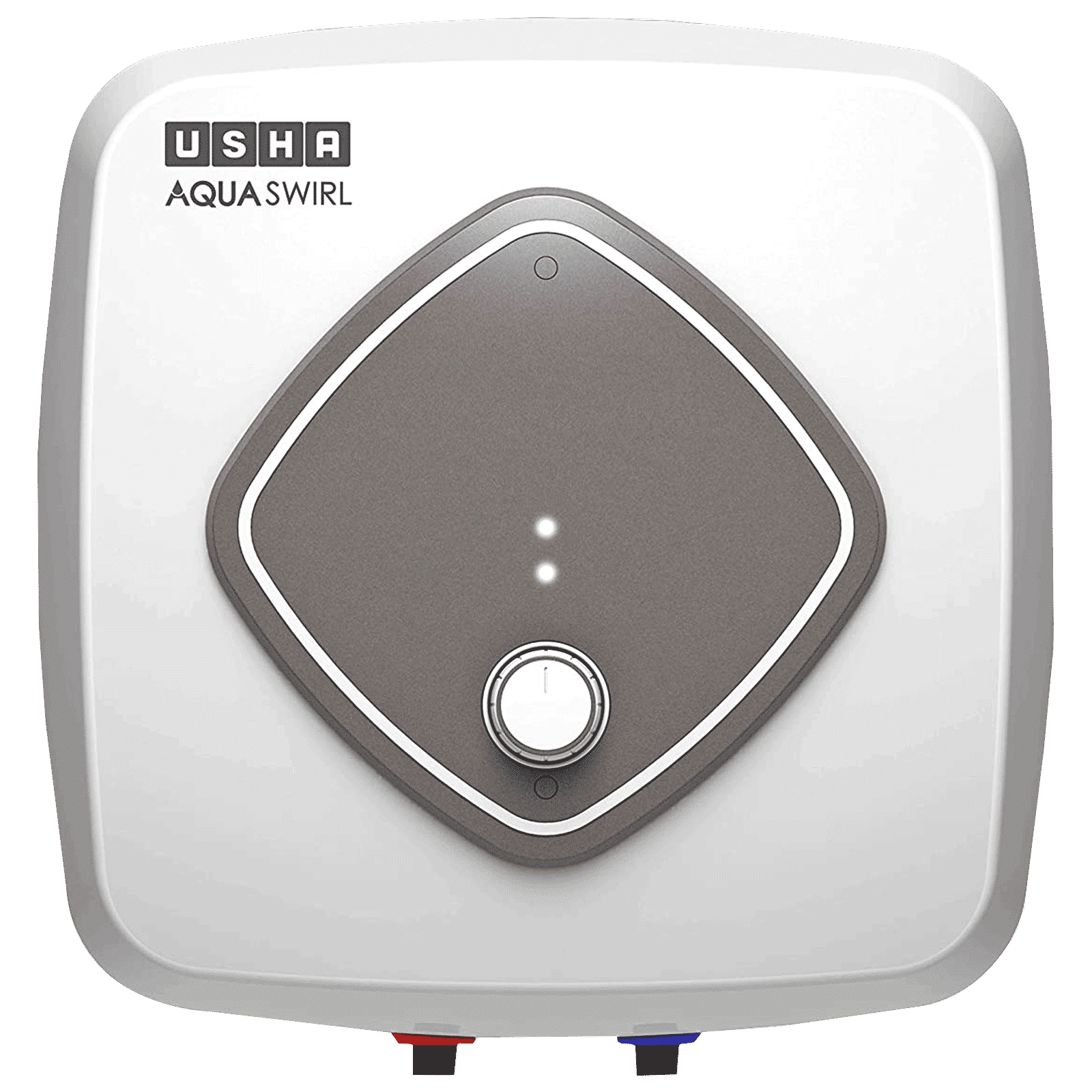 USHA Aqua Swirl 15 Litres 5 Star Vertical Storage Water Geyser with Copper Heating Element (White Grey)_1