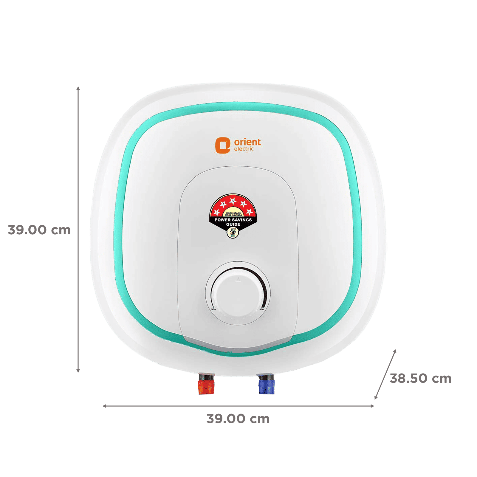 Orient Aquator 15 Litres 5 Star Vertical Storage Water Geyser with Glass Coated Incoloy Heating Element (White) Orient Aquator 15 Litres 5 Star Vertical Storage Water Geyser with Glass Coated Incoloy Heating Element (White)_2