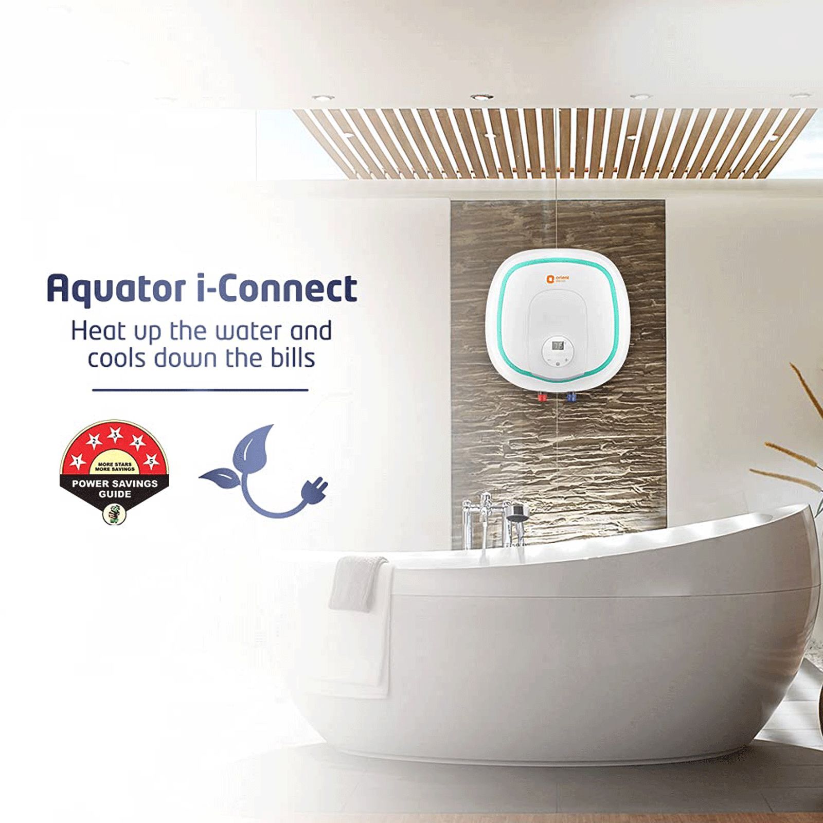 Orient Aquator 6 Litres 5 Star Vertical Storage Water Geyser with Copper Heating Element (White)_9