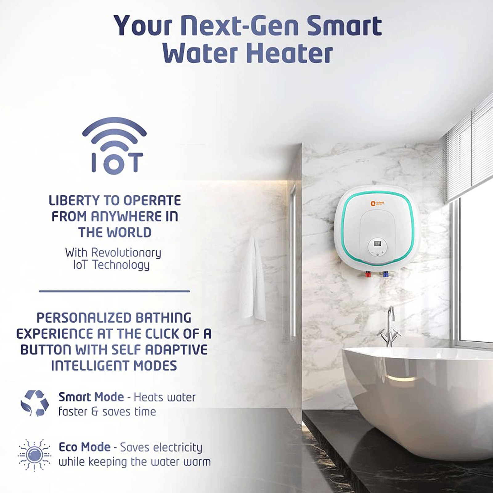 Orient Aquator 6 Litres 5 Star Vertical Storage Water Geyser with Copper Heating Element (White)_6