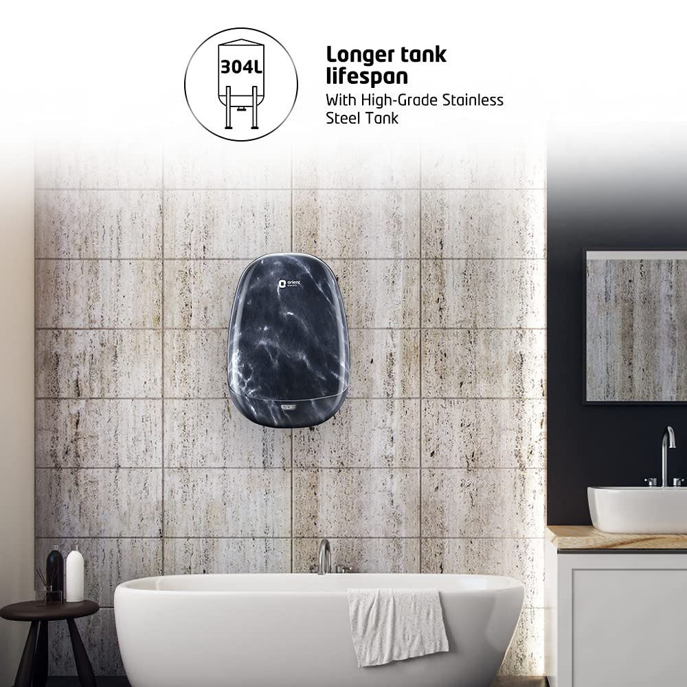 Orient Aura Neo Art 3 Litres Instant Water Geyser (3000 Watts, IWAN03WSM3-BL, White/Black (Marble Finish)) Orient Aura Neo Art 3 Litres Instant Water Geyser (3000 Watts, IWAN03WSM3-BL, White/Black (Marble Finish))_6