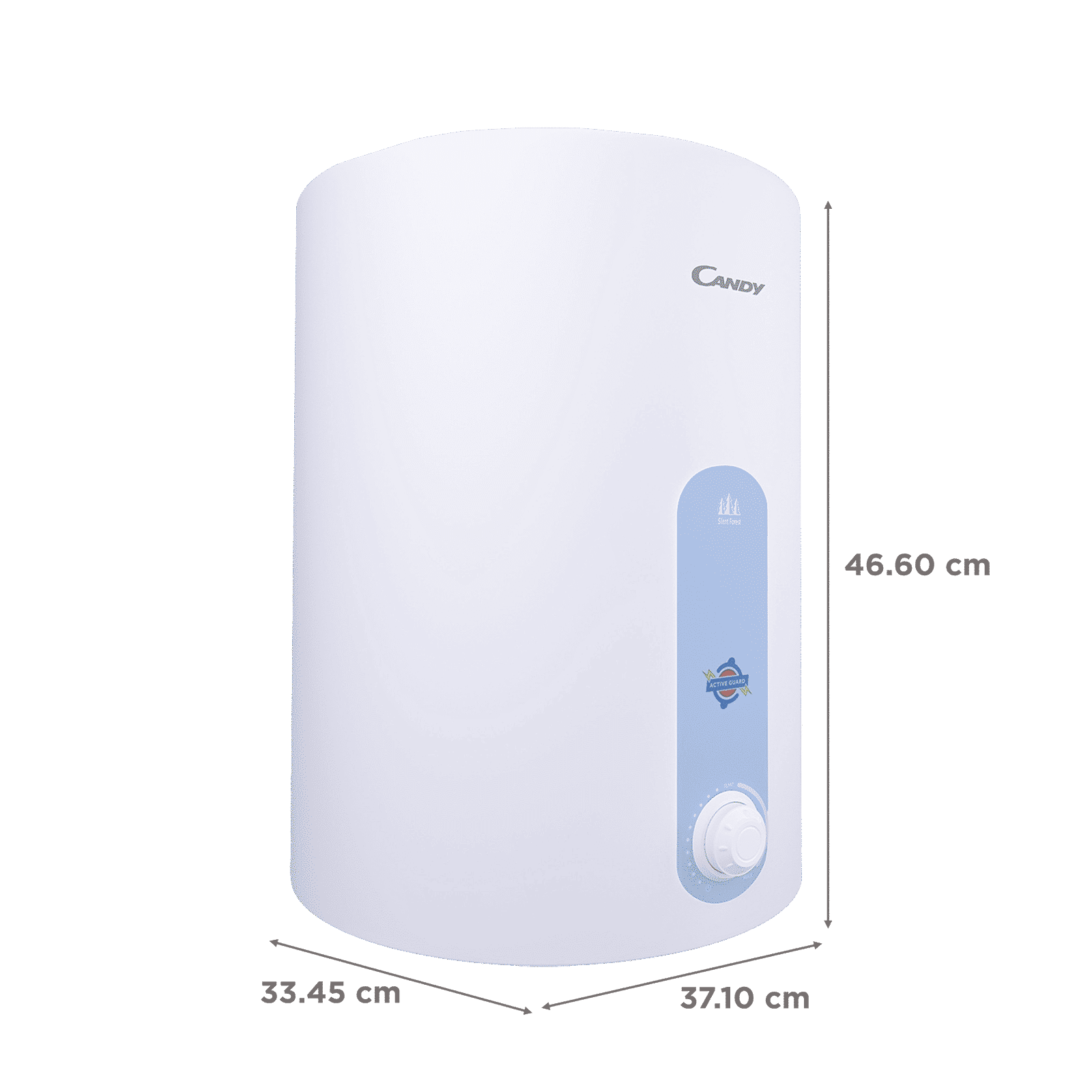 CANDY 15 Litres 5 Star Vertical Storage Water Geyser with Glass Coated Incoloy Heating Element (White)_2