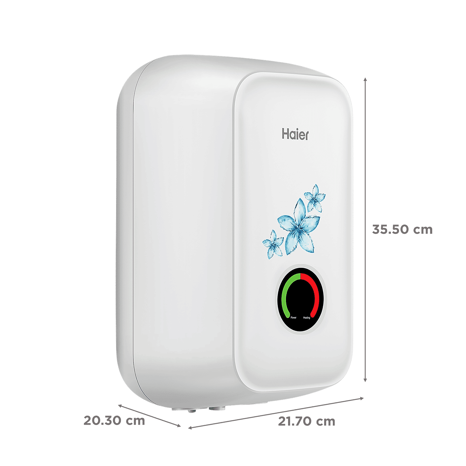 Haier EI3V-X3 UMC Tank Instant Water Geyser (3000 Watts, GA07LU00E, White / Ivory)_2