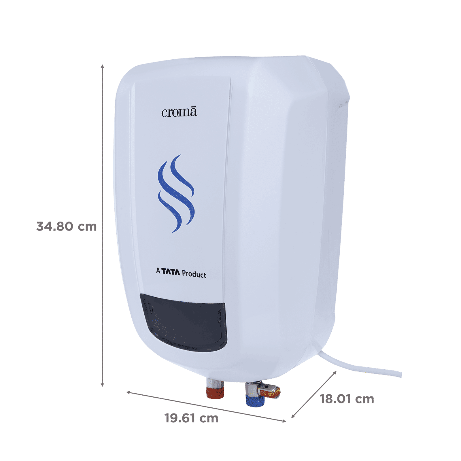 Croma 5 Litres Instant Water Geyser (3000 Watts, White & Blue)_2