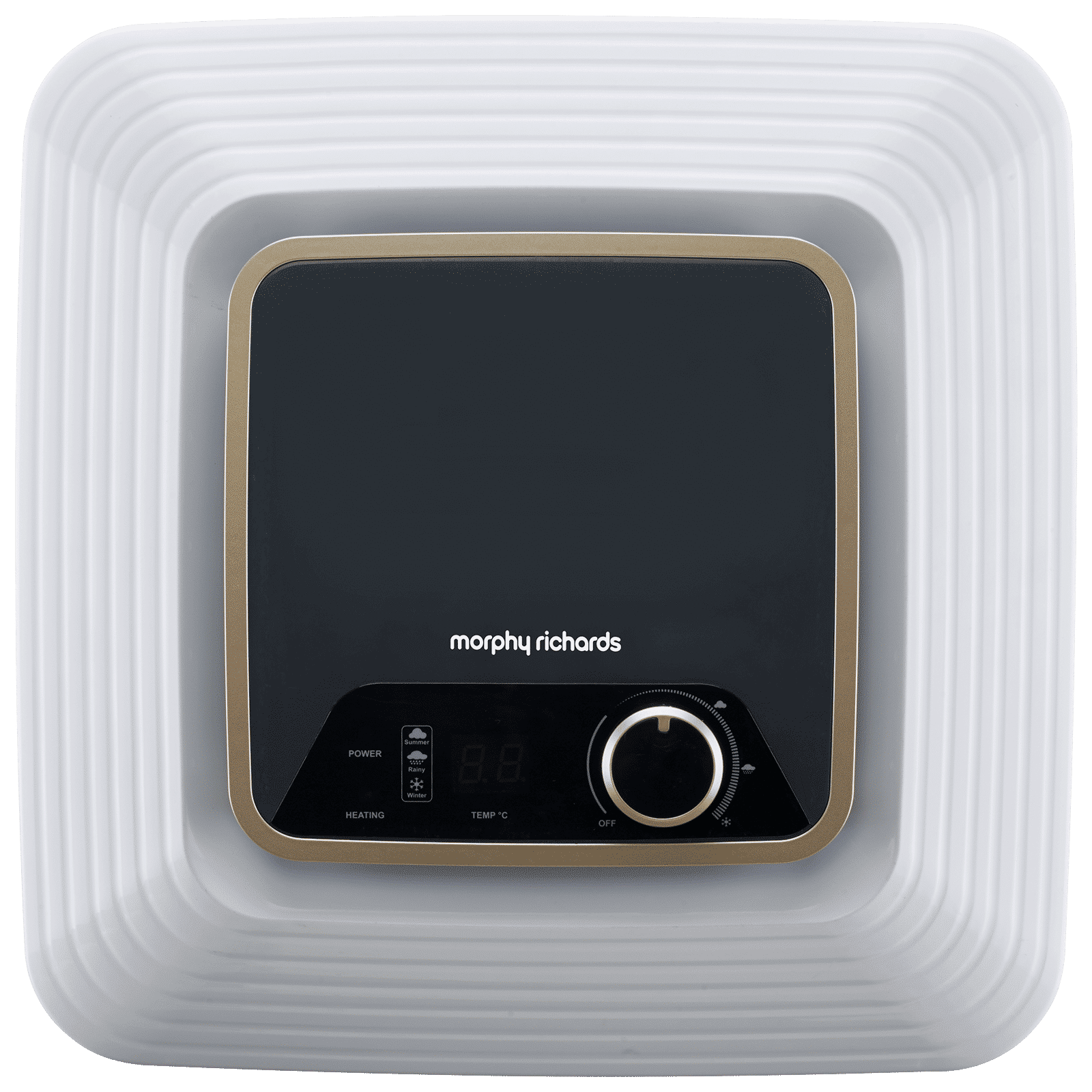 morphy richards Kube 10 Litres 5 Star Vertical Storage Water Geyser with Copper Heating Element (White and Grey)_1