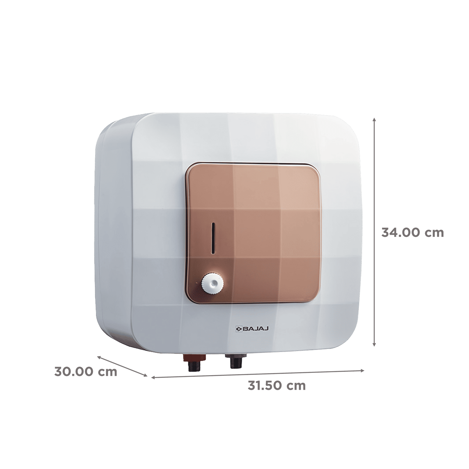 BAJAJ Maestro 15 Litre 5 Star Vertical Storage Geyser with Titanium Armour Technology (White & Beige)_2