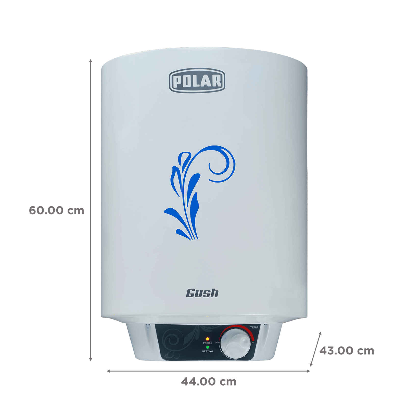 POLAR Gush 25 Litres Storage Water Geyser (2000 Watts, WHGMGL25L, White)_2