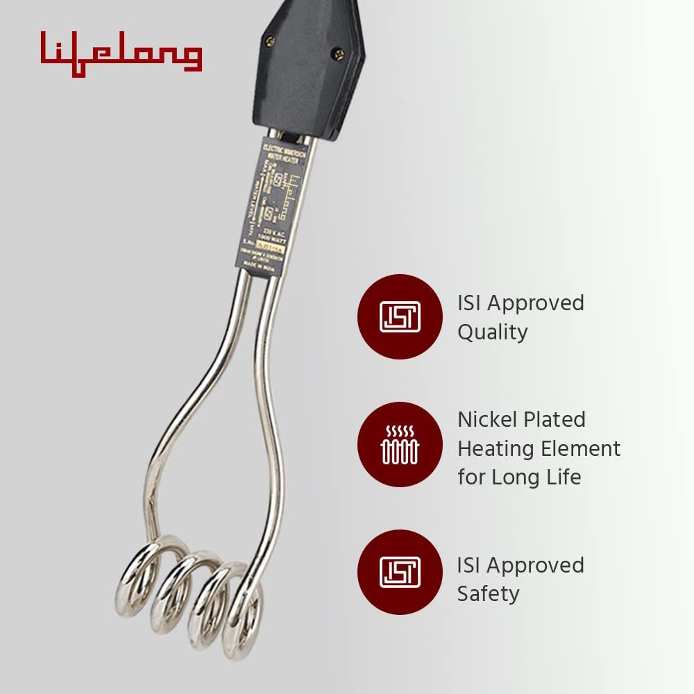 Lifelong Infinia Plus Immersion Rod (1500 Watts, LLIMR02, Black)_5