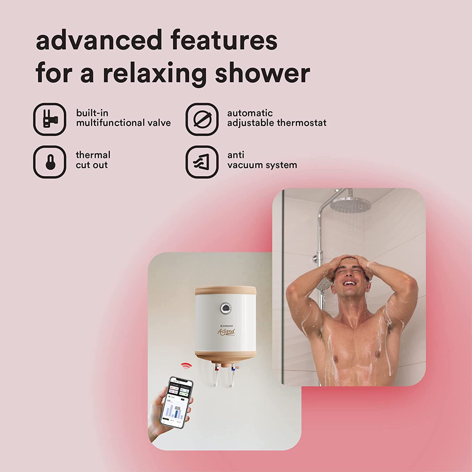 zunpulse Adara Plus 25 Litres Smart Storage Water Geyser (2000 Watts, White) zunpulse Adara Plus 25 Litres Smart Storage Water Geyser (2000 Watts, White)_10