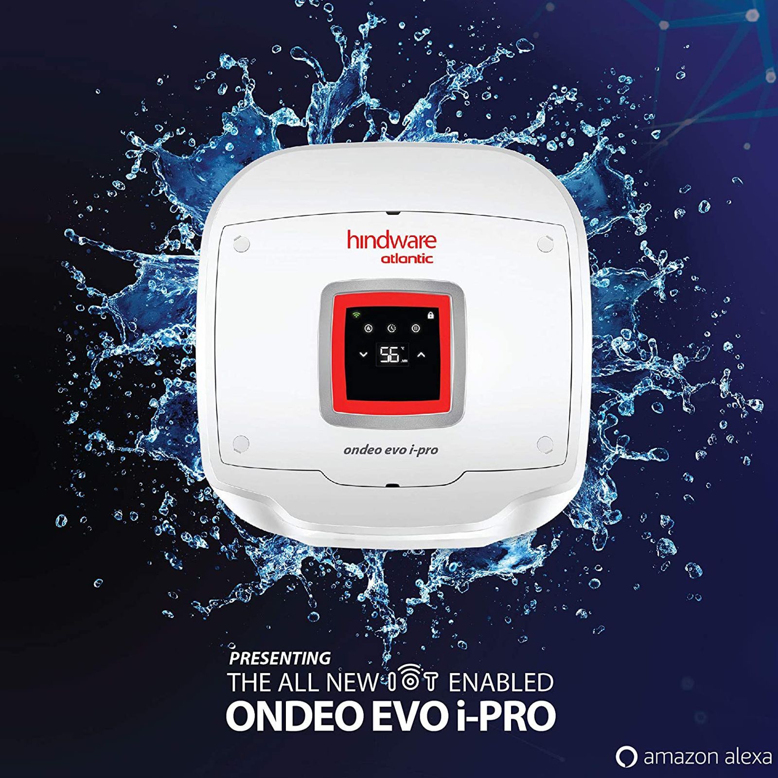 hindware Atlantic Ondeo Evo I-Pro 15 Litres 5 Star Smart Storage Water Heater (2500 Watts, 518043, White)_11