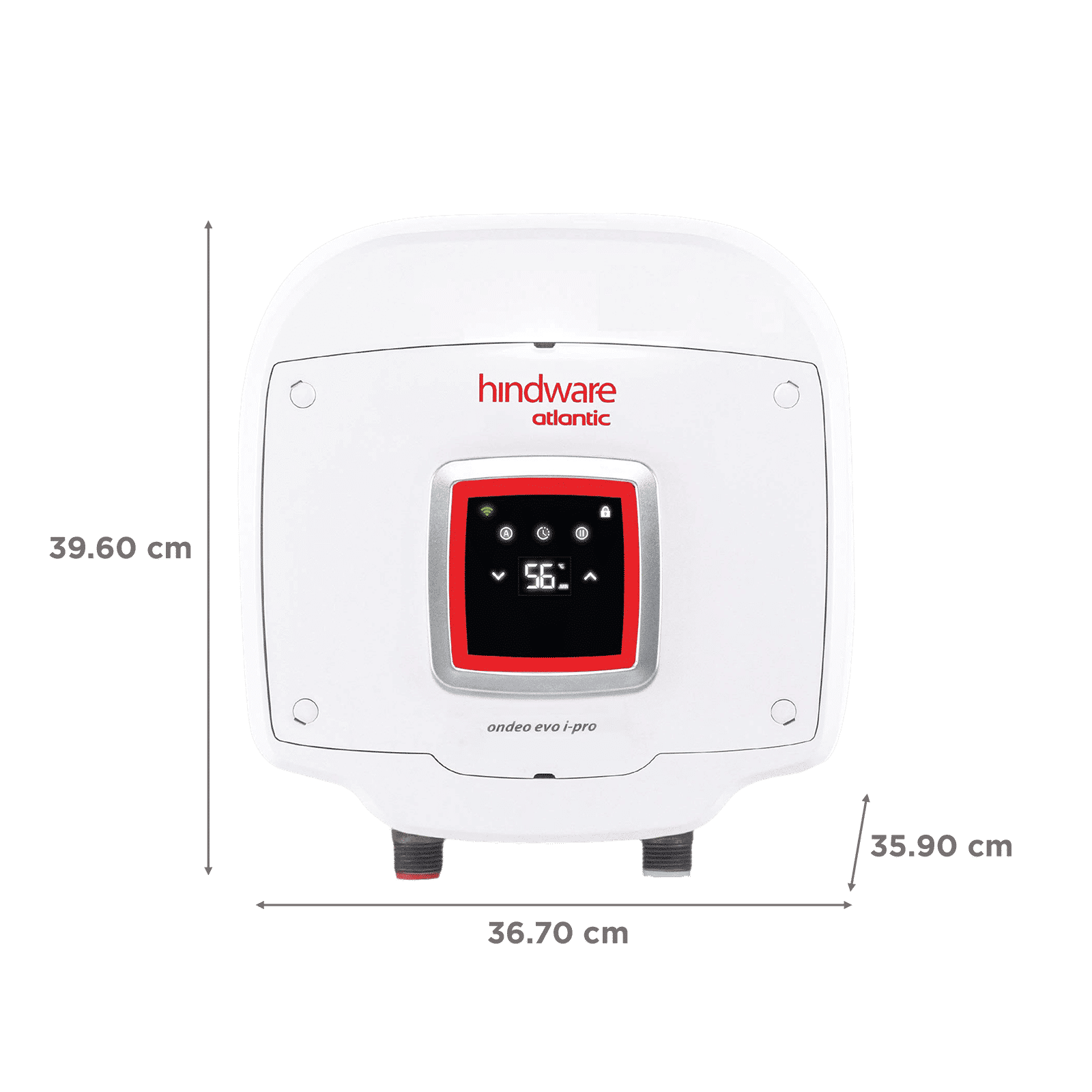 hindware Atlantic Ondeo Evo I-Pro 15 Litres 5 Star Smart Storage Water Heater (2500 Watts, 518043, White)_2