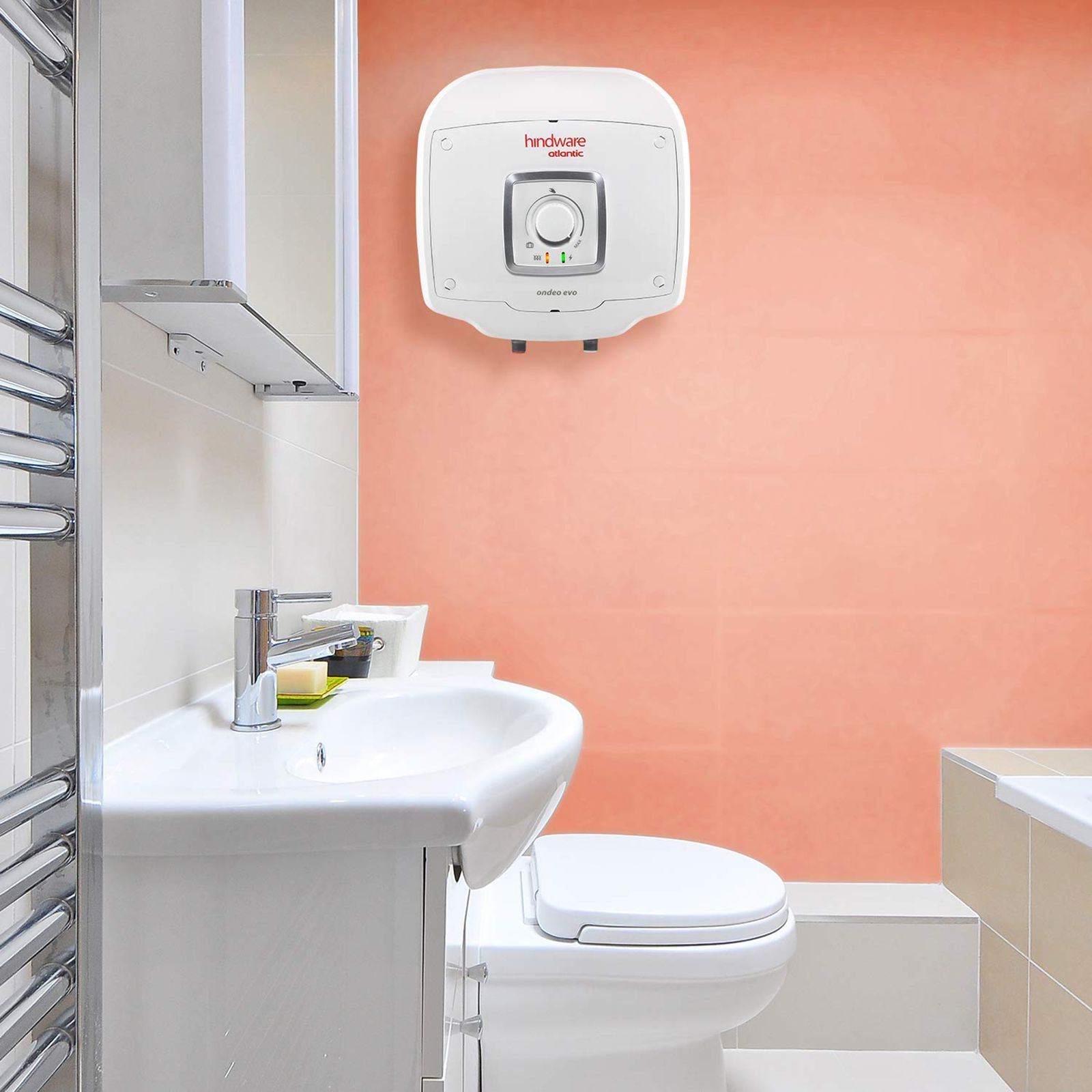 hindware Atlantic Ondeo Evo i-Pro 25 Litres 5 Star Smart Storage Water Heater (2500 Watts, 518044, White)_10